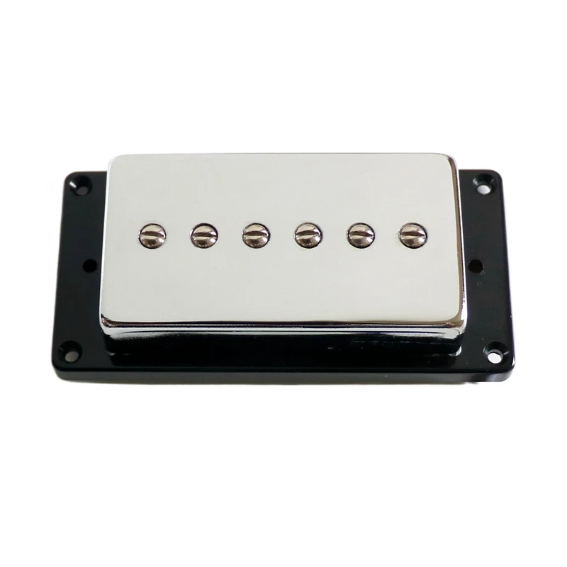 Donlis Ceramic Magnet Covered Humbucker Size P90  LP Guitar Pickup No Noise Style With Single Coil