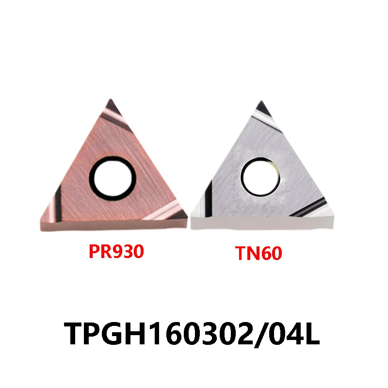 Caixa Inserções Cermet Tunring Ferramenta Torno Cortador Tpgh 160302 160304 Tpgh160304 Tpgh160304l Tn60 Kw10 Pr930 Tpgh160302l Tn60 10 Peças