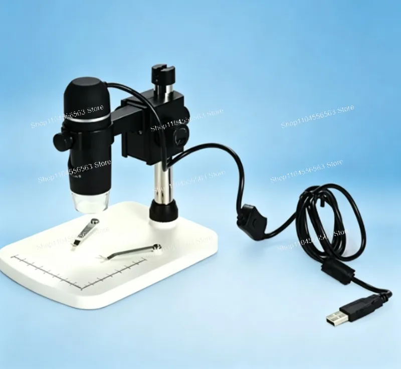 BPM-350 USB Digital Microscope: 5MP, 20x-300x, 8 LED, Metal Stand, for PCB/Soldering