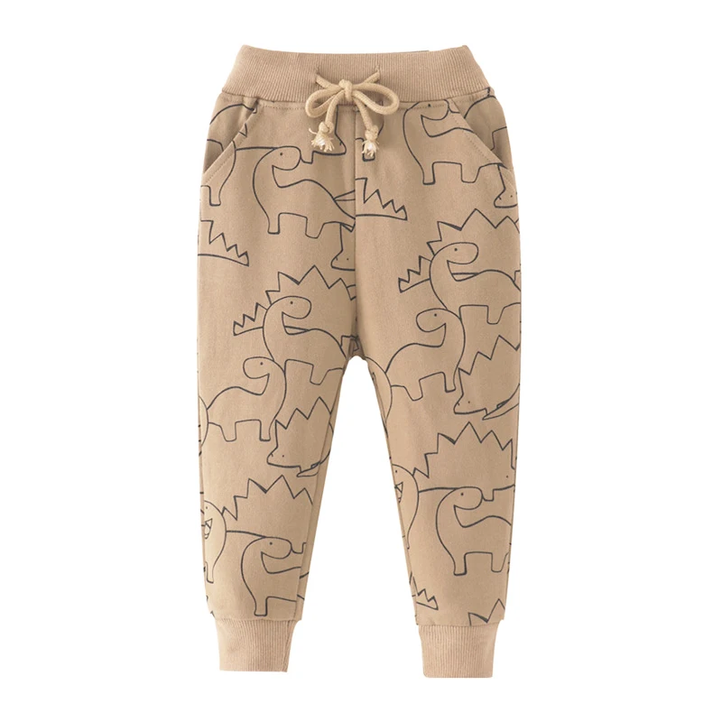 Jumping Meters New Arrival 2-7T Children's Boys Sweatpants Drawstring Autumn Spring Boys Girls Trousers Pants Baby Clothes