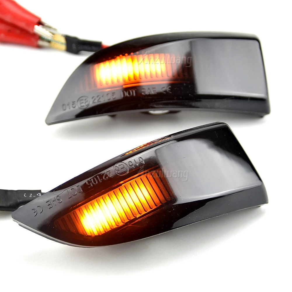 For Renault Megane MK3 Grand Scenic III Fluence Latitude Dynamic Turn Signal Light LED Side Mirror Sequential Indicator Blinker