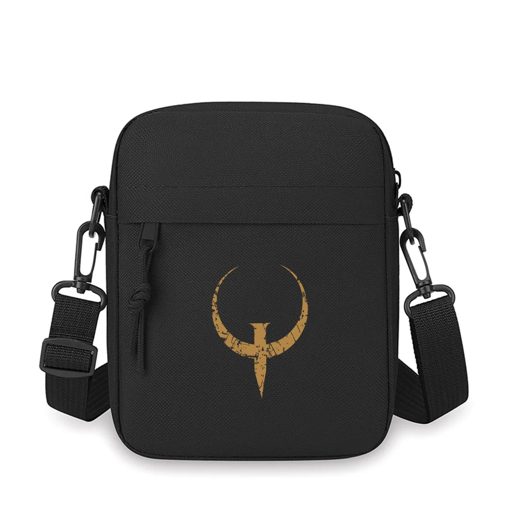 Circle cross ure design,unique symbol. Men Crossbody Bag Single Shoulder Women Cartoon Anime Film Printing Design Unisex