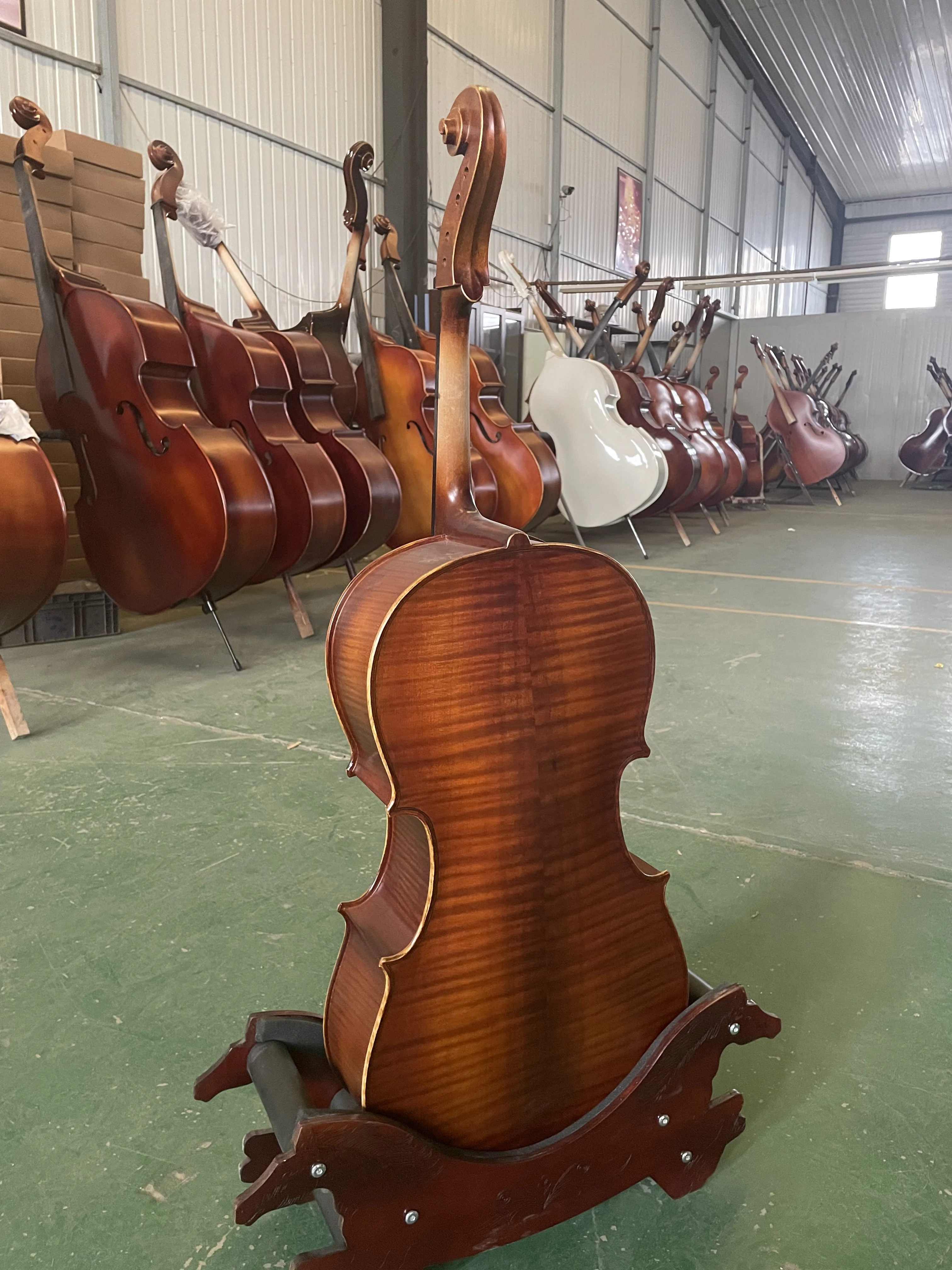 Advanced All European Wood Cello 1/4 Spruce Maple Ebony Woman Student Beginner Professional Concert Violoncello High Quality