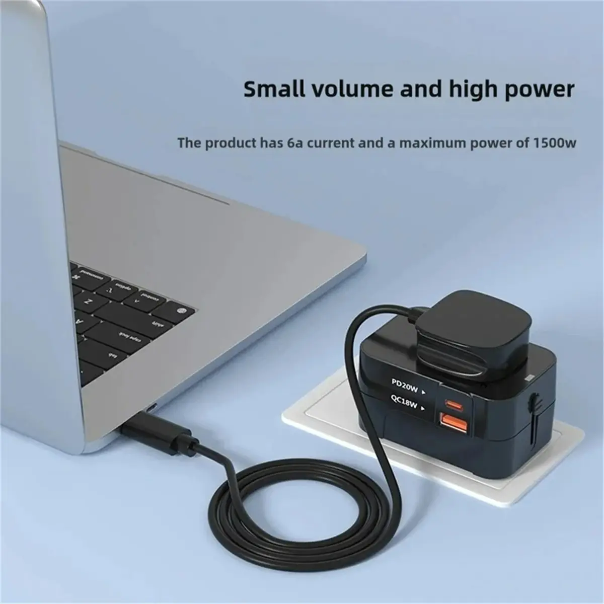 【TODAY-BUY】~@ Universal Travel Adapter EU US UK AU AC Power Charger Adapter Plug Adapter Connector with USB TypeC Port