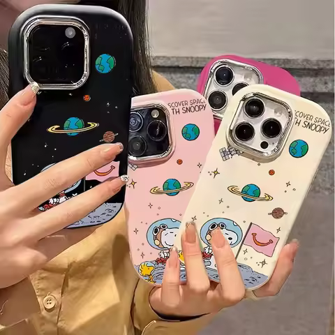 Planet Snoopy Phone Case For Samsung Galaxy A56 A26 A02 A03S A04 A05 A05S A53 A32 A22 A73 A52 A23 A51 A31 A71 Note 10 Plus Cover