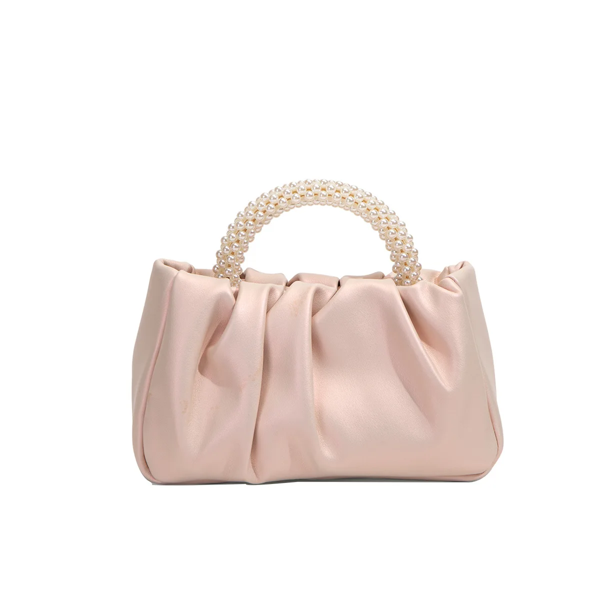 

Bag Women's Summer 2022 New women's bag Pearl pleated cloud tote Single shoulder slant mini bag handbags