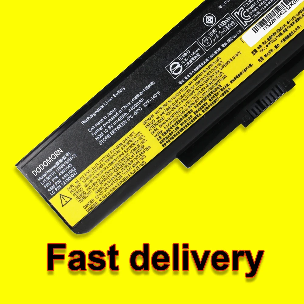 45N1043 45N1042 For Lenovo ThinkPad E430 E530 E431 E531 E435 E440 E540 E445 E545 Z480 Z580 G480 G580 Y580 B590 Laptop Battery ﻿