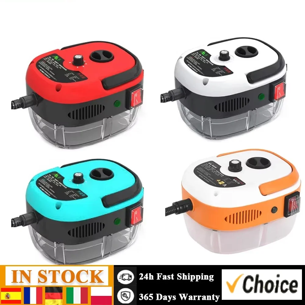 

2500W Portable Handheld Steam Cleaner High Temperature Pressurized Steam Cleaning Machine with Brush Heads for Furniture Car