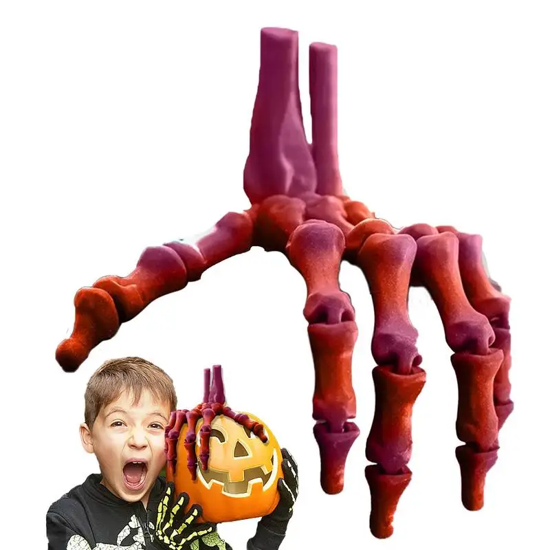 

Halloween Articulated Fingers Extensions Gear Finger Halloween Gear Flexible Joints 3D Printed Fingers For Halloween For