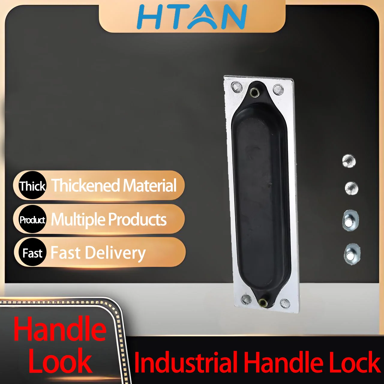 

Zinc Alloy Door Lock Industrial Electrical Machinery Automation Equipment Cabinet Drawer U-Shaped Handle