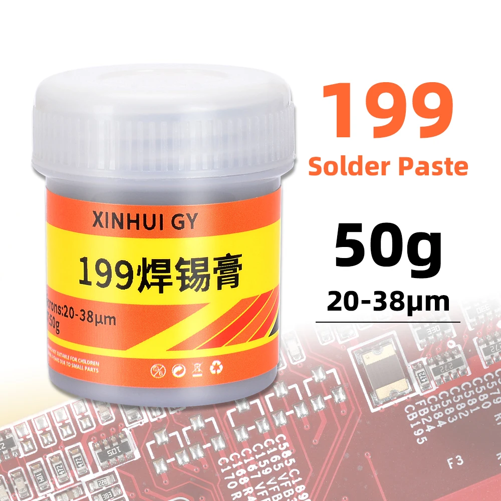 199 ℃ solder paste repair solder paste BGASMT surface mount packaging 50g special soldering ratio solder paste