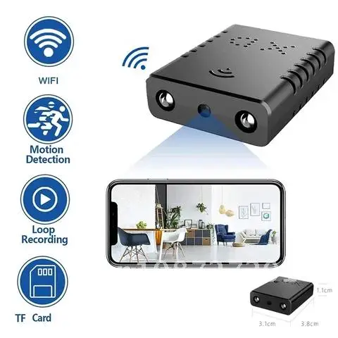 Mini XD Camera Wifi HD 1080P Home Security Camera Night Vision Motion Detection Video Recorder Support TF Card