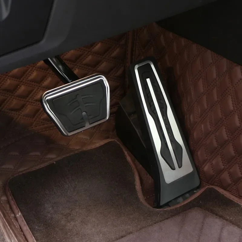 For BMW 1 2 3 4 5 6 7 Series GT X3 X4 X5 X6 Z4 F10 F15 F30 F31 G30 Car Gas Fuel Brake Footrest Pedal Stainless Steel Cover Plate
