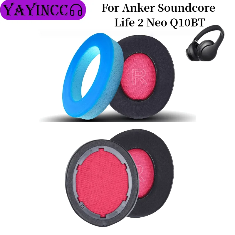

Replacement Ice gel Ear Pads For Anker Soundcore Life 2 Neo Q10BT Headphones Ear Cushions, Headset Earpads, Ear Cups Earmuffs
