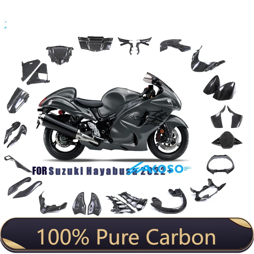 100% Vollcarbon-Motorradverkleidungen, Zubehör für Motorräder, Modifikationskits für Suzuki Hayabusa GSX1300R 2023 2024