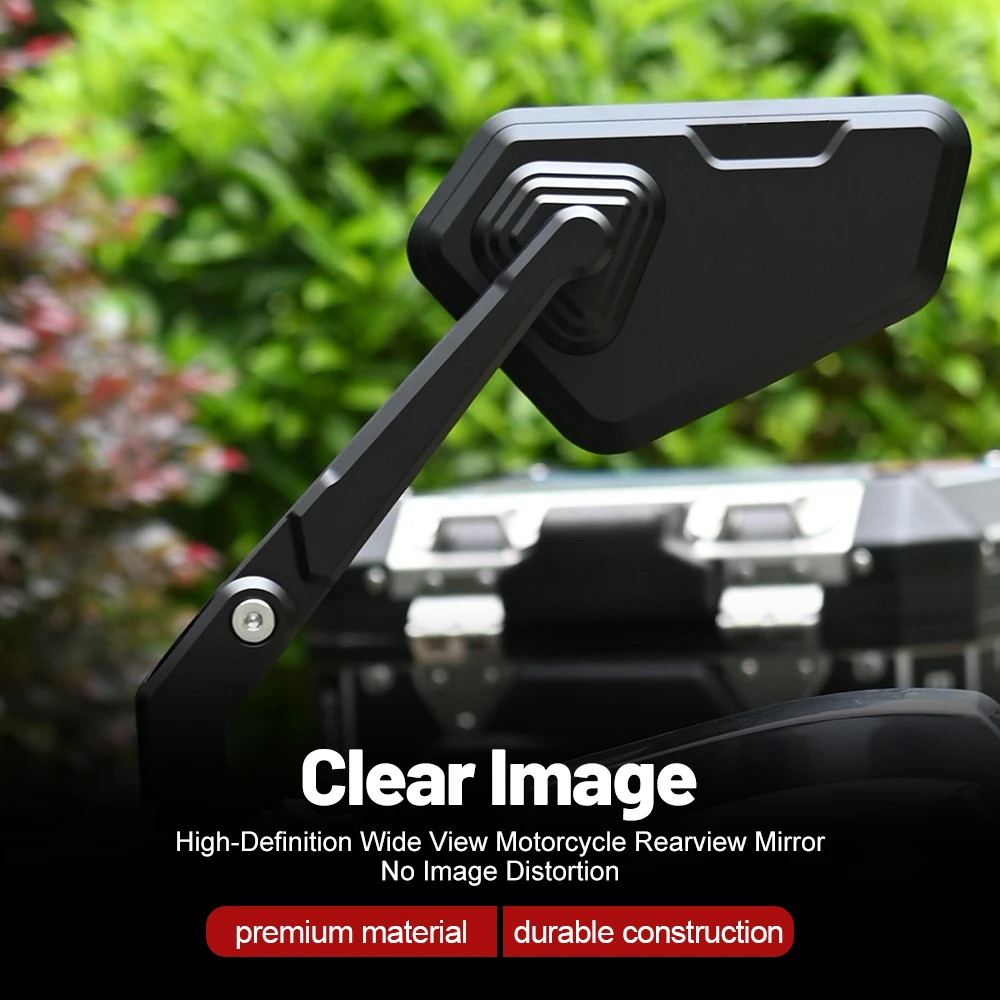 Universal Motorcycle Rearview Side Rearview Wide Angle Reflector Clear Wide Range Bike Rearview Mirrors Left Right Mirror