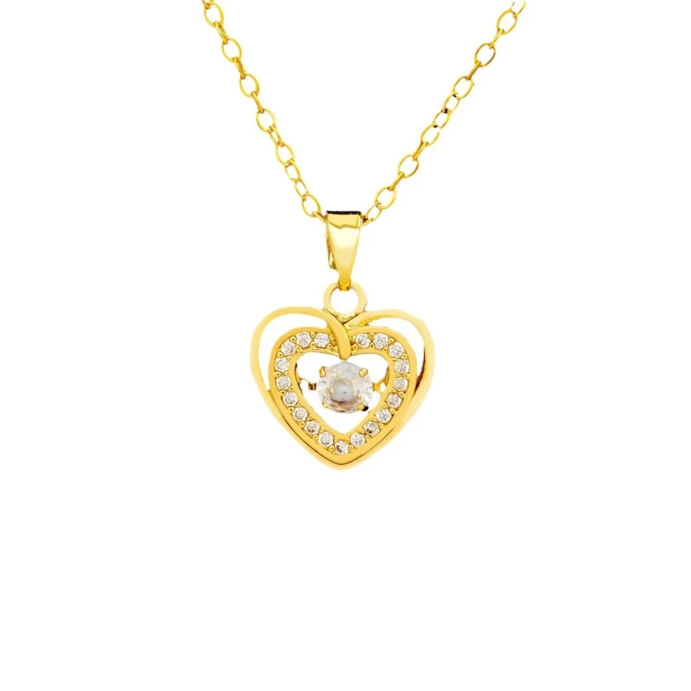 Sweet Sexy Beating Heart Series cherry Pendant Necklaces For Women Luxury Fashion Female Stainless Steel Clavicle Chain Jewelry