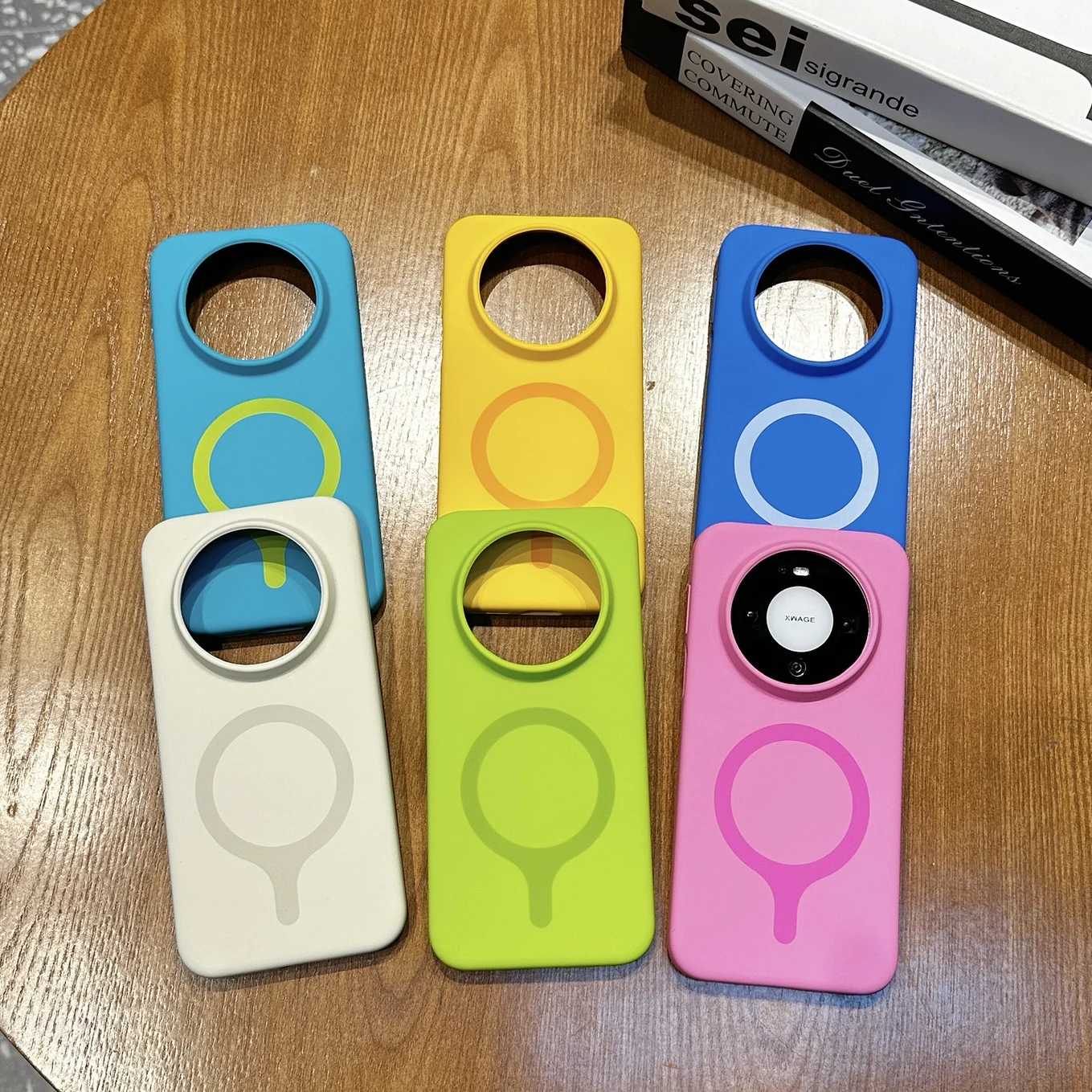 

Wireless Charging Magnetic Soft Liquid Silicone Case For Huawei Mate 80 Pro 80Pro Max Mate70 Pro, Slim Fleece Protection Cover