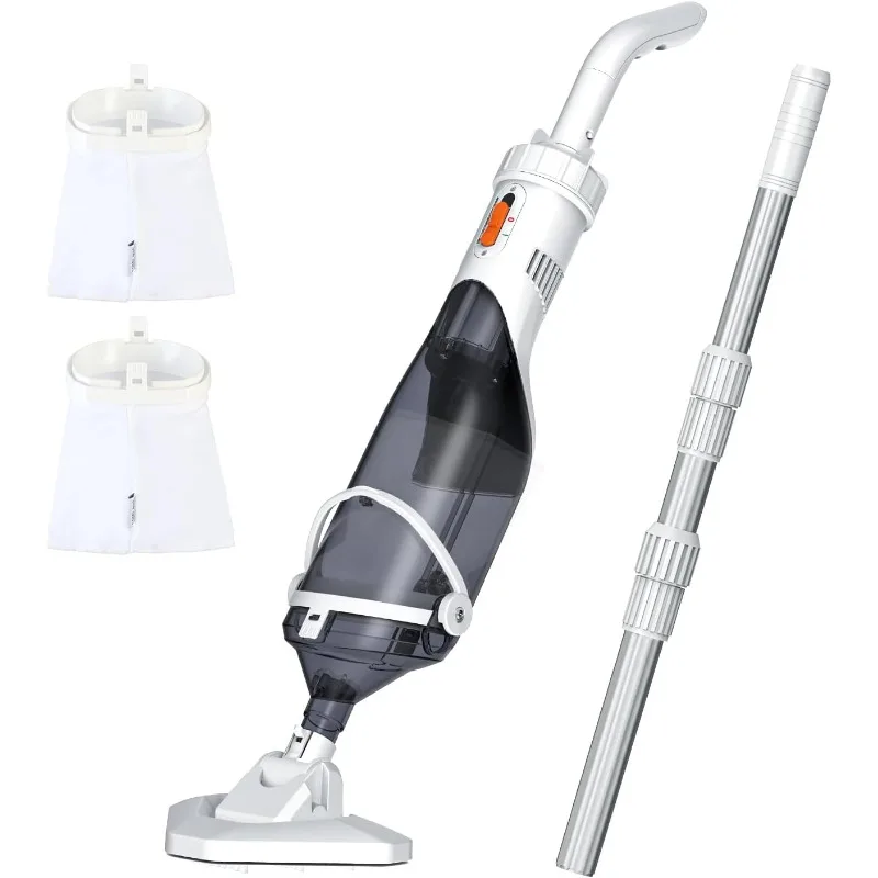 

Pool Keeper K1 Handheld Pool Vacuum with Telescopic Pole, Fast Deep Cleaning, 60 Mins Runtime, s, Hot Tubs, Spas