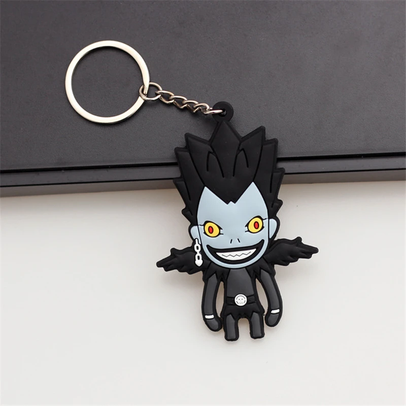 Anime DEATH NOTE Yagami Light L Lawliet Ryuk Cosplay llaveros de PVC suave accesorios regalos de navidad