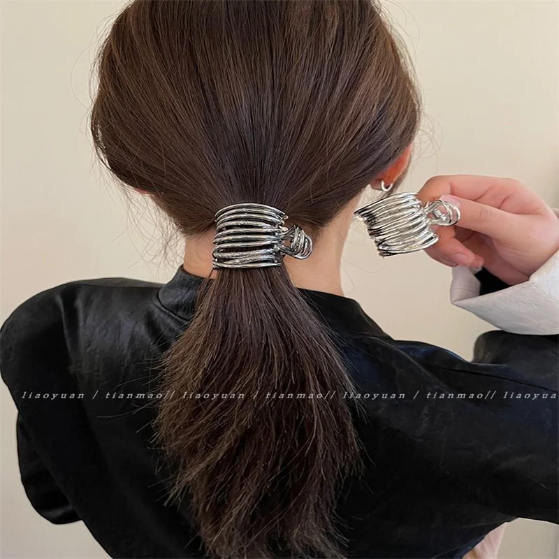 New high-grade sense alloy high ponytail clip anti-sagging fixed artifact ponytail clip female shark hair clip clip