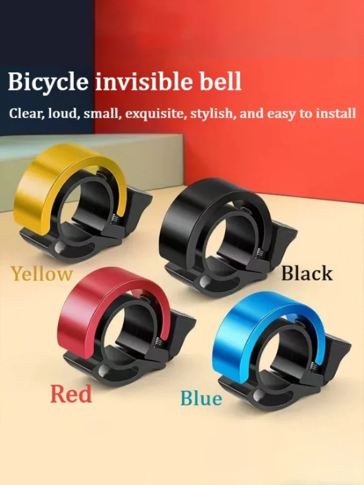 AliExpress NONE Universal Bicycle Bell Handlebar Horn Bell Invisible Small MTB Bicycle Clear Crisp and Loud Sound Beep Alarm Bicycle Accessories