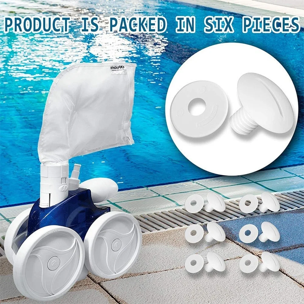Pool Cleaner Wheel Screw Kit for For POLARIS For 180 and 280 Models ABS+PC Plastic Components for Routine Maintenance