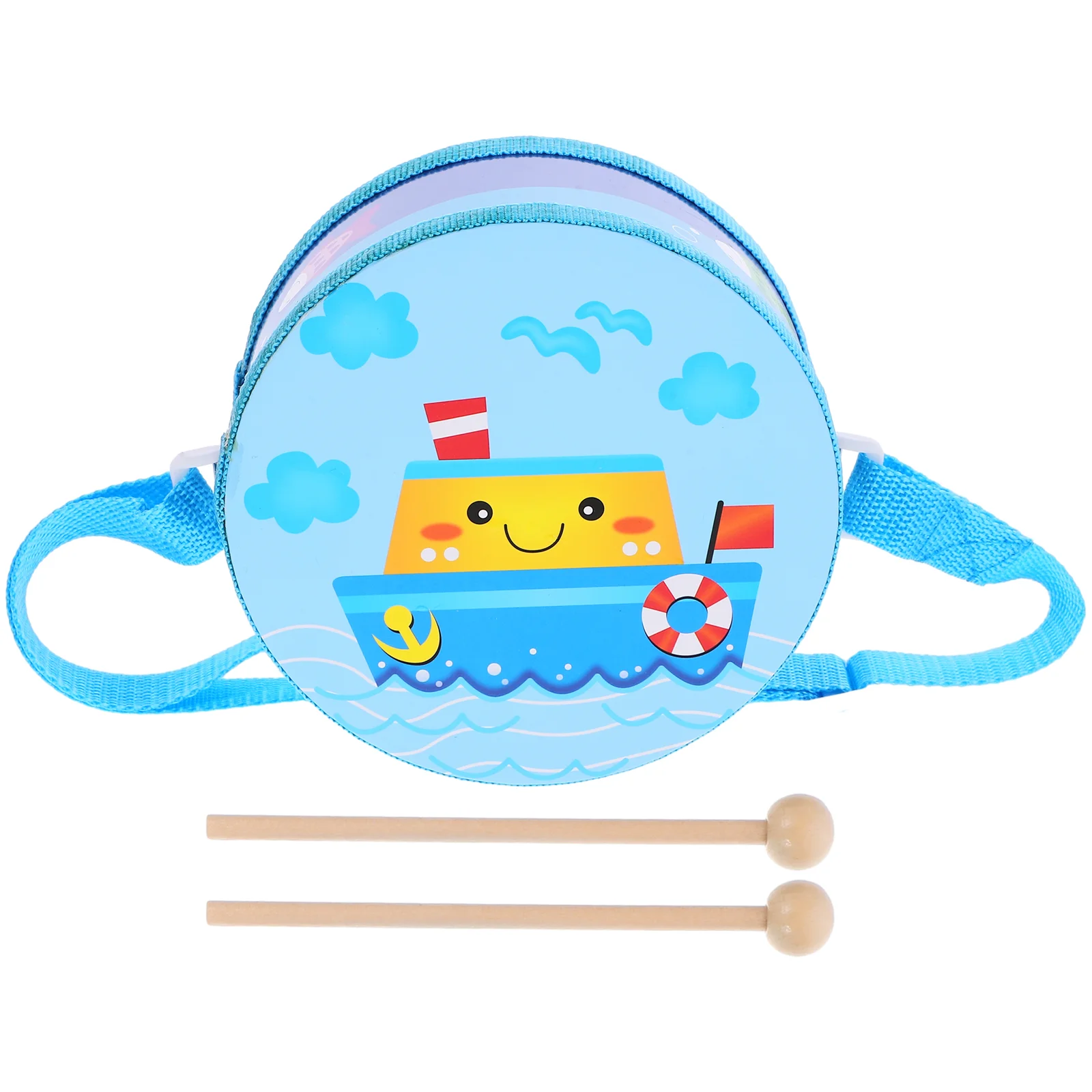 

Children's Waist Drum Toy Toddler Percussion Musical Instrument Supply Tambourine