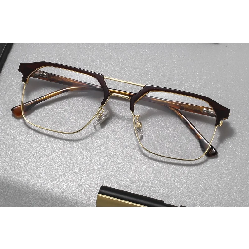 

Vintage Acetate Spectacles Frame for Men Women Square Glass Frame Hand Made Eyewear Optical Eyeglasses