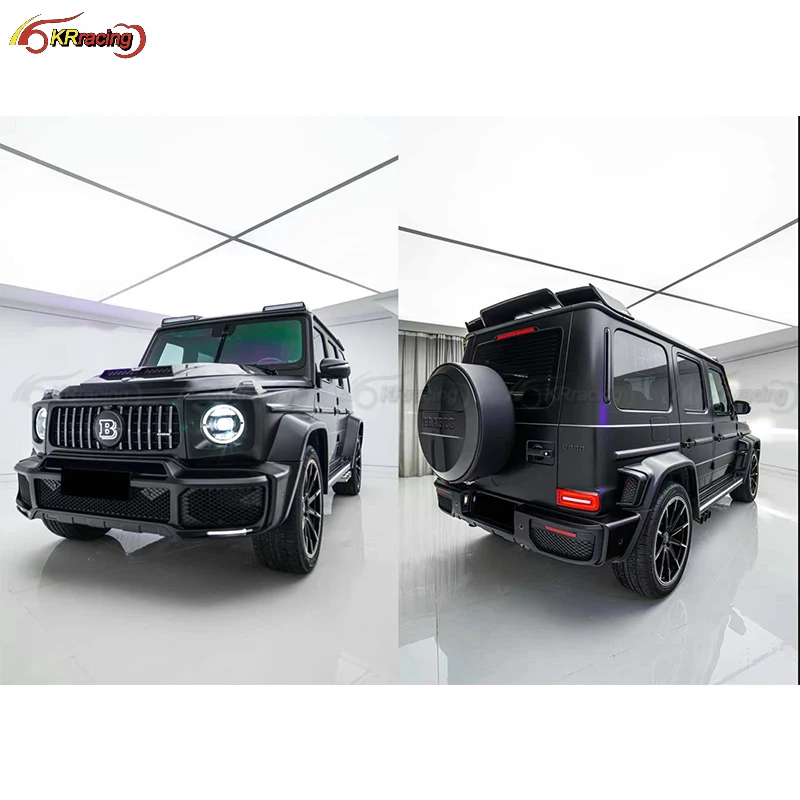 Upgrade Brabu B800 Dry Carbon Fiber Body Kit Hood With PP Material For Mercedes Benz G-Class W464 AMG G63 Brabu Kit 2019-2024