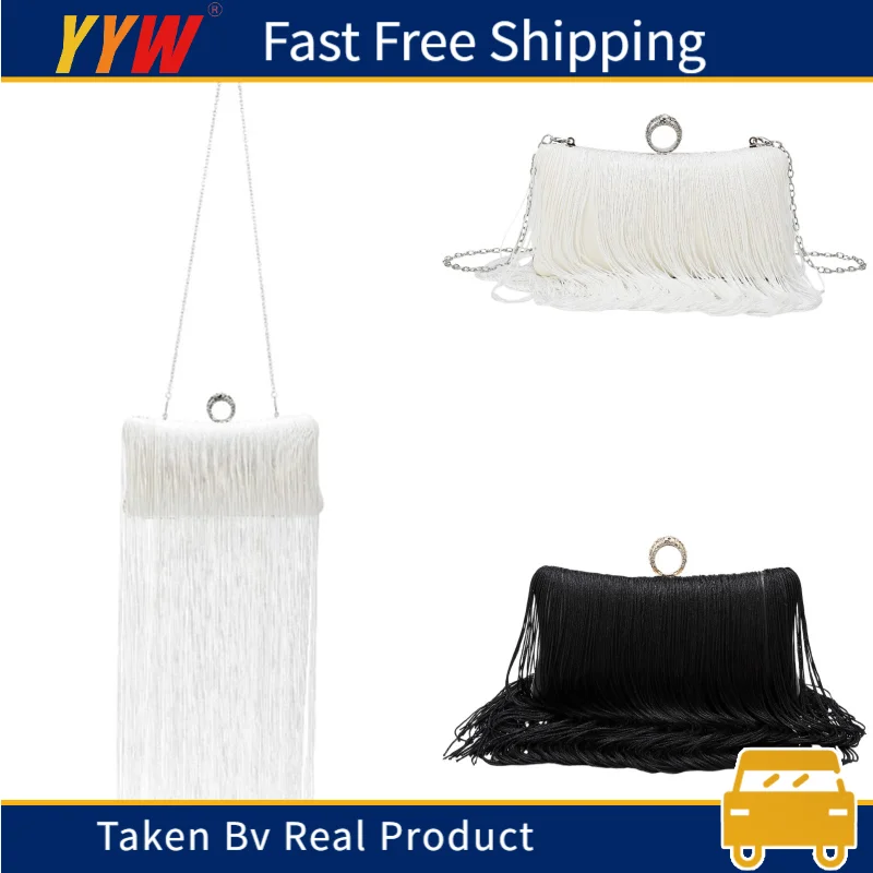 

Женская сумка в металлическом каркасе, клатч для свадебной вечеринки, кошелек через плечо, роскошная темно-красная вечерняя сумка ручной работы с длинной кисточкой