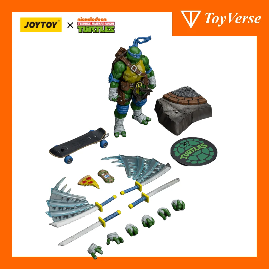 

TOYVERSE 1/18 JOYTOY Toy Figure Michelangelo Donatello Leonardo Raphael TMNT Re-issue Version Model Toy