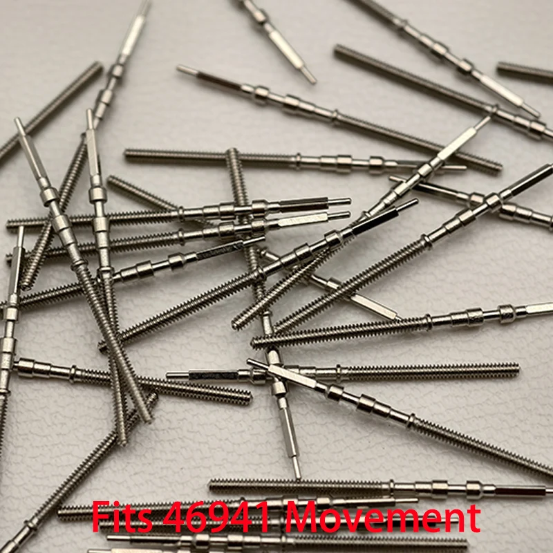 2 Stück/4 Stück 46941 Uhrenkronenschaft Ersatzteile Kronenuhr Stahlschaftsatz Passend für 46941 46943 Automatisches mechanisches Uhrwerk Vorbauteil