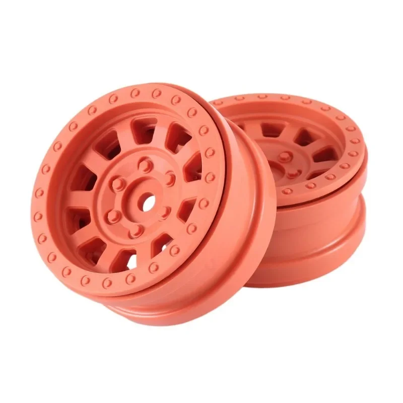 4 STUKS Plastic Beadlock 1.9 "Wielnaaf Velg voor 1/10 RC Crawler Auto Axiale