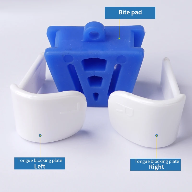 10Box Dental Occlusal Pad Silicone Mouth Prop With Tongue Guard Bite PadBlock Autoclavable Dentist Oral Retractor Dentistry Tool view 4
