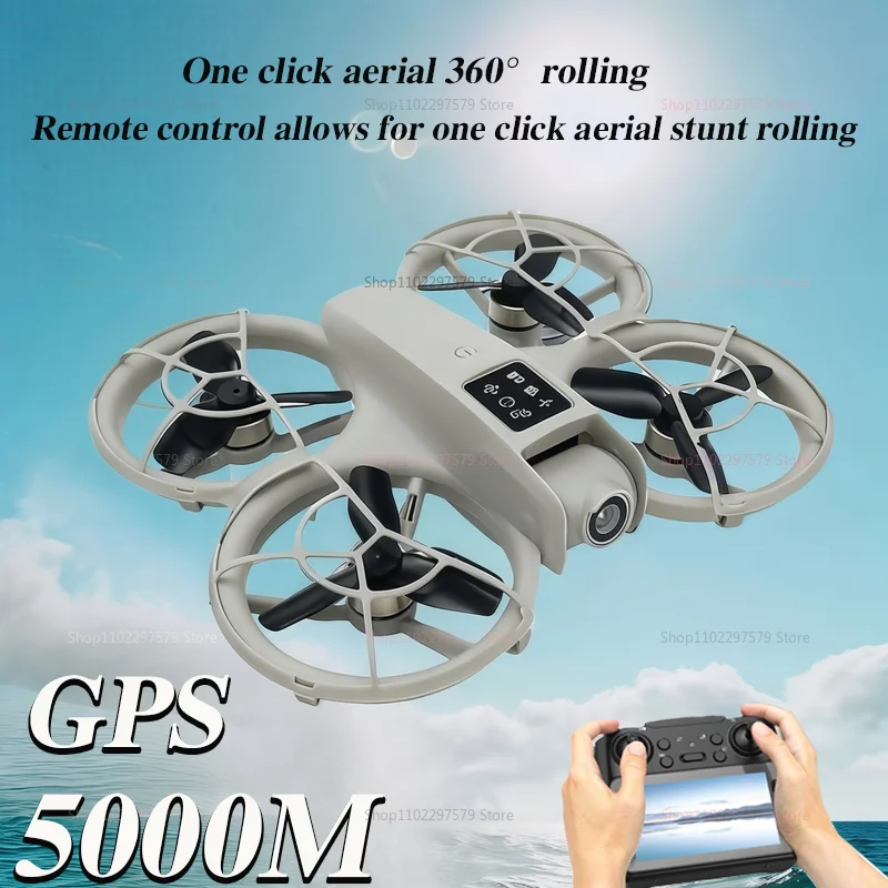 M23 Mini RC Drone 8K HD Telecamera WiFi GPS Controllo schermo 360 °   Tenere selfie scatti aerei elicottero RC per giocattoli regalo per adulti per bambini 5000M