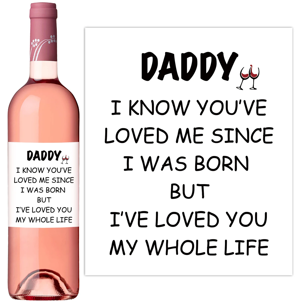 

4PCS Funny Wine Bottle Labels,Wine Stickers,Unique Anniversary Father's Day Gift,Add Humor To Your Wine Bottles,Hilarious Gift