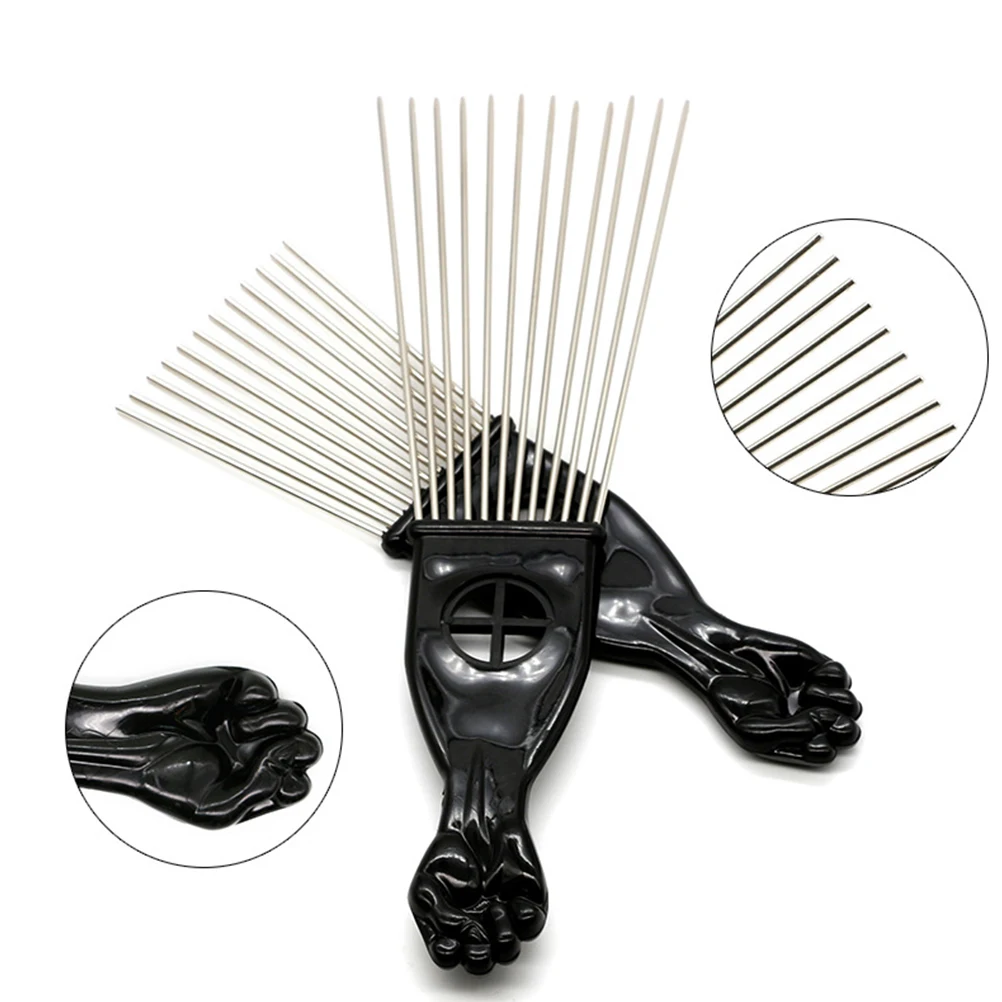 

4 Pcs Steel Wire Hair Comb Detangling Wide Teeth Professional Haircut Tools Salon Stylist Smooth Scalp Massager Hair Care