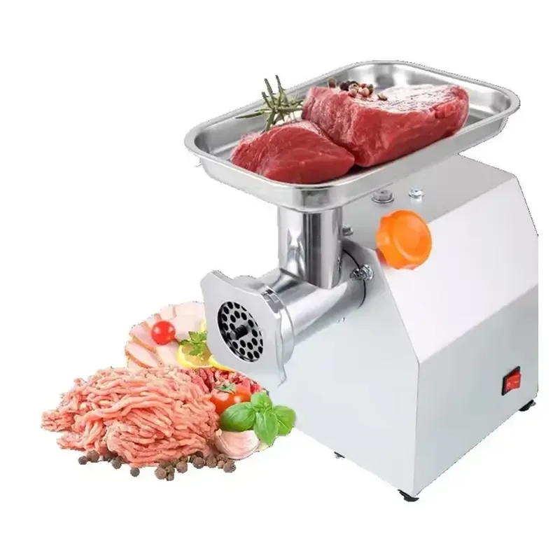 TC8-2 Electric Meat Grinder Industrial Commercial Large Capacity Heavy Duty Stainless Steel Kitchen Food Processor for Home