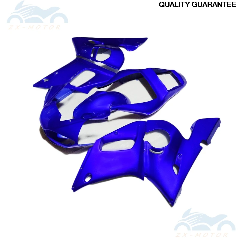 

Замените обтекатели мотоцикла для YAMAHA YZF R6 1998 1999-2002, новый модный обтекатель с синей полосой r6 98-02 ZB34