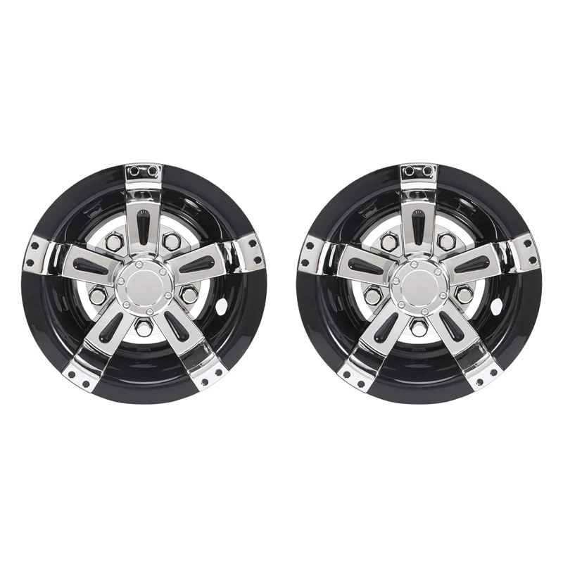 

2Pcs 8Inch Golf Cart Wheel Cover, 5 Spoke Design Hub Cap For Golf Carts For Club Car, EZGO, Yamaha