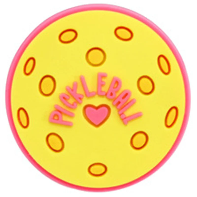 24Pcs Ball Selection Series Buckle Decoration Edinker Gaming Racket Pattern Shoes Charm Athlete Shoe Accessories