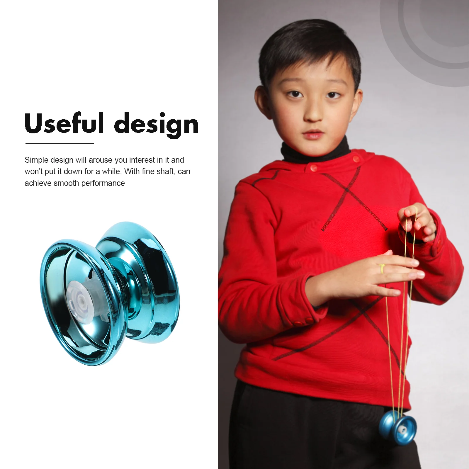 Yo-yo Ball Plaything Toys Fingertip Yo-yos for Beginner Alloy Interesting Outdoor Funny Yoyo Balls Professional outside Kids