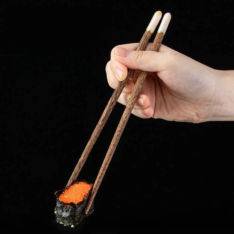 1/5 Pairs Chinese Chopsticks Wooden Sushi Sticks Japanese Chopstick Set Reusable Korean Food Chop Sticks Kitchen Wood Tableware