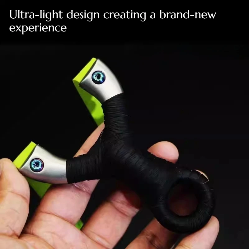 

Outdoor 630 Stainless Steel Flat Leather Rapid Compression Slingshot Set - Highly Precise and Powerful Hunting EDC Equipment