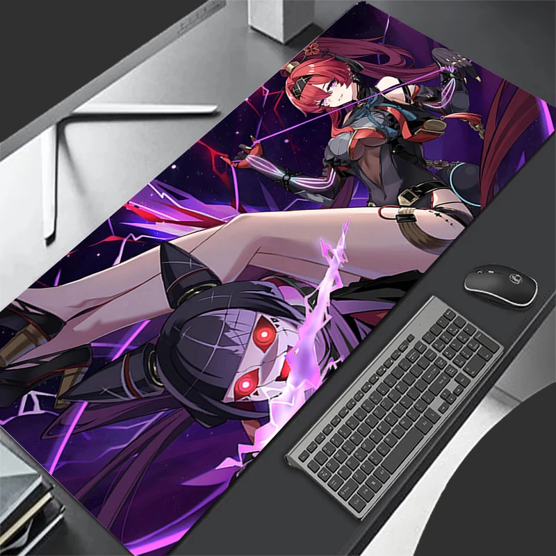 Mousepad Computer Gaming Accessories Keyboard Pad Office PC Rubber Mouse Pad Decoracion Desk W-wuthering Waves Yinlin Mouse Mat