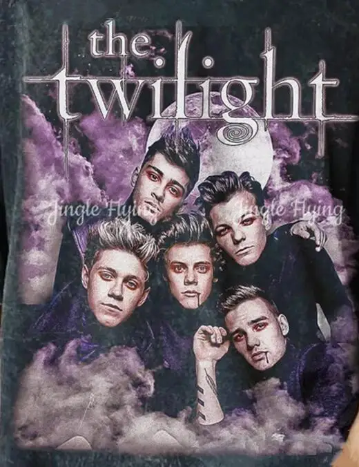 1d Vintage Style Twilight Direction Unisex T-Shirt