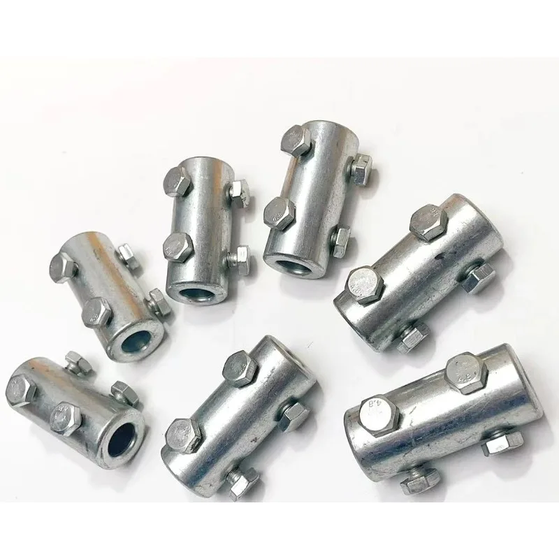 For Motor Coupling Variable Diameter Iron Galvanized Material Cycloid Pin Wheel Gear Reducer Coupling Mixer Shaft Sleeve Sleeve