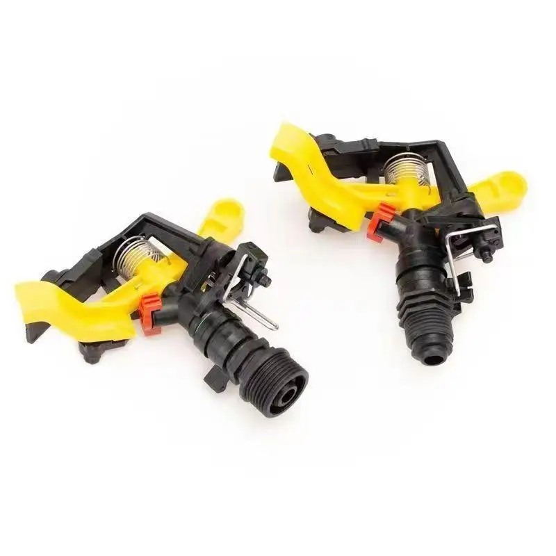 Adjustable Rocker Lawn Sprinkler 360 Degree Rotation Even Spray For Irrigation Agricultural Site Cooling Dust Removal