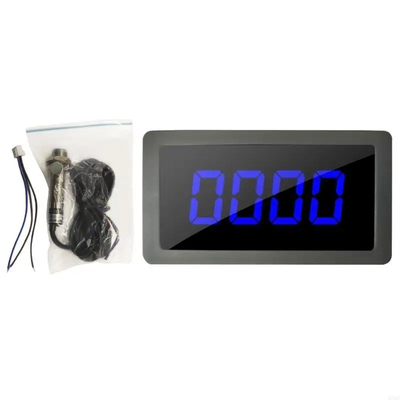 Picture 6: Digital LED Tachometer Speed Meter with Hall Sensing & NPN Proximity Switches Motor Speed Gauge 220V for Lathes A0KF